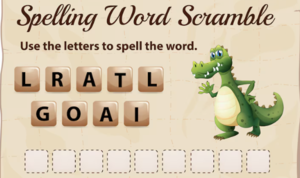 英语猜词小游戏